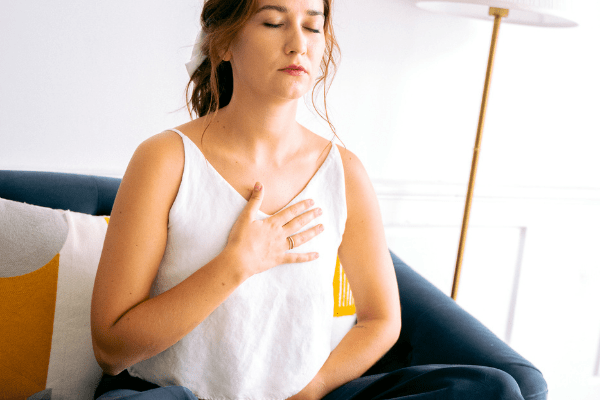 Woman Body Breath Meditation